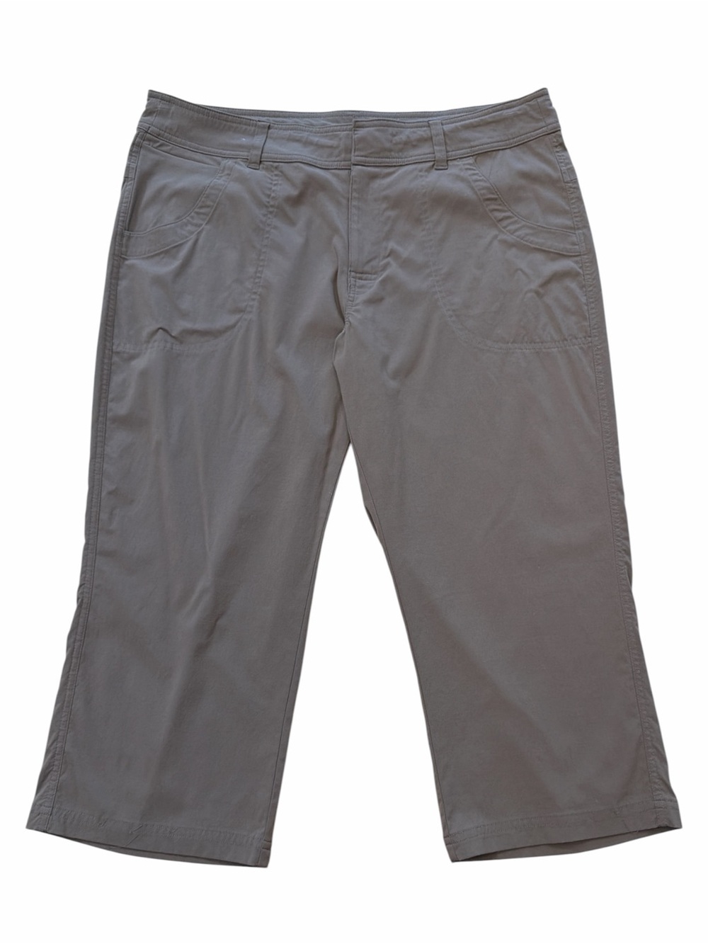 Lucy Anthropologie Brown Cropped Capri Pants